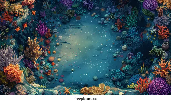 Vibrant Coral Reef Ecosystem