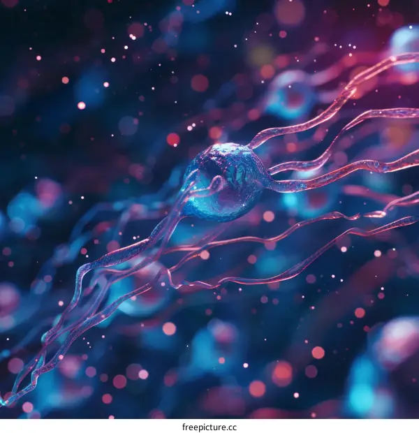 Artistic Representation of a Neuron