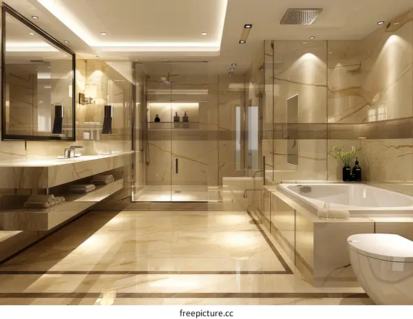 Luxury Modern Bathroom Design Interior