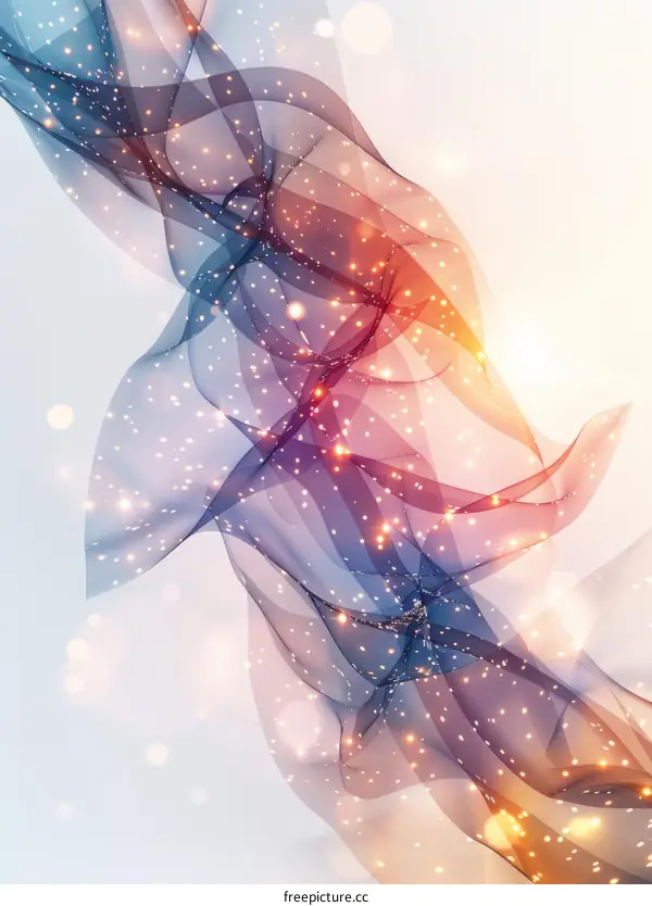 Colorful Wavy Gradient Abstract Background