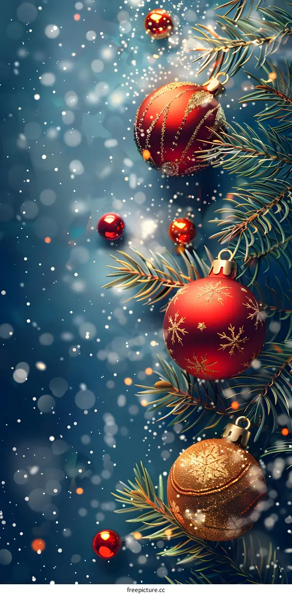 Christmas tree decorated with Christmas