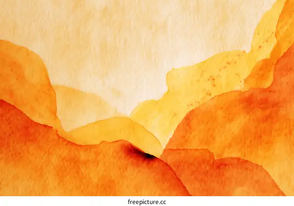 Abstract Watercolor Landscape Gradient