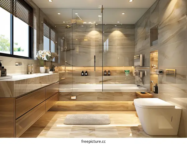 Modern Luxurious Bathroom Interior Design