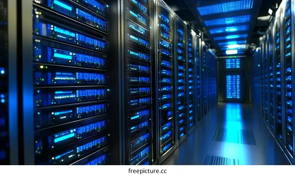 Modern Data Center Server Racks