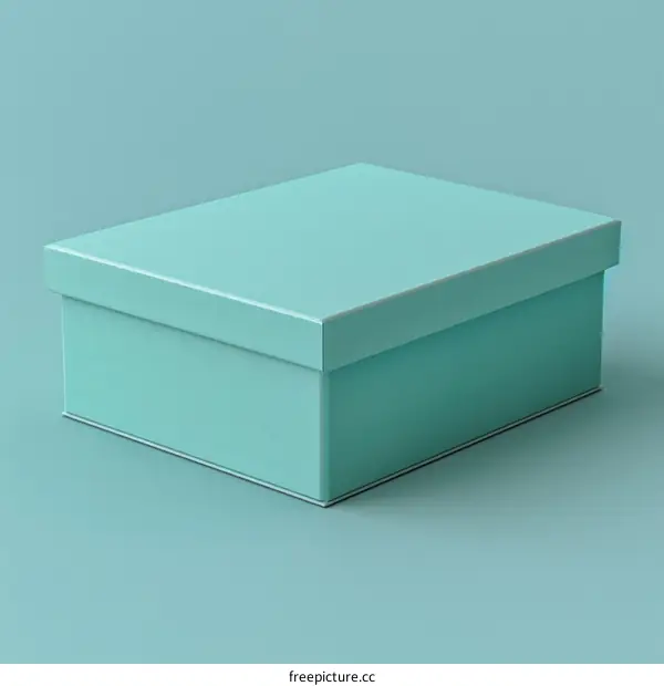 Light Blue Textured Box