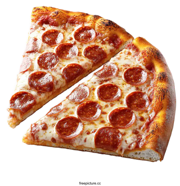 [Transparent Background PNG]Delicious Pepperoni Pizza Slice