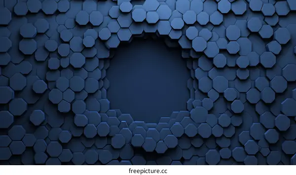 Abstract Geometric Hexagon Background Design