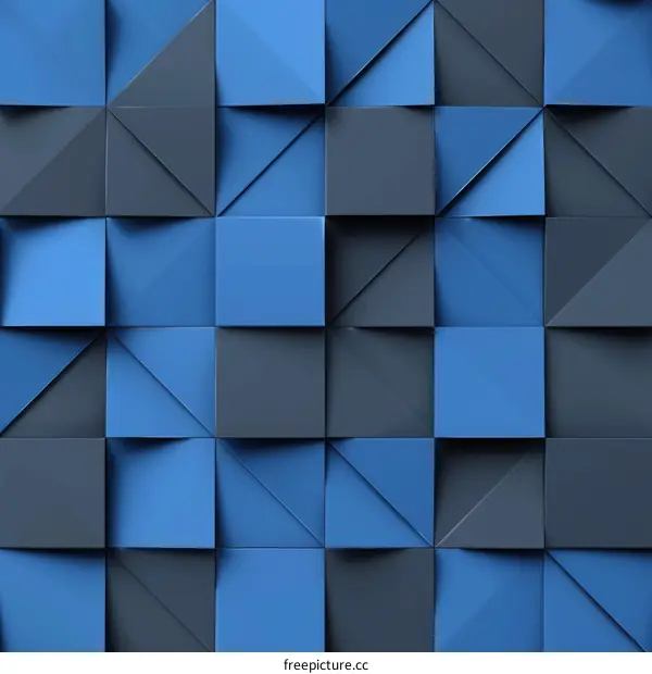 Blue and gray geometric pattern