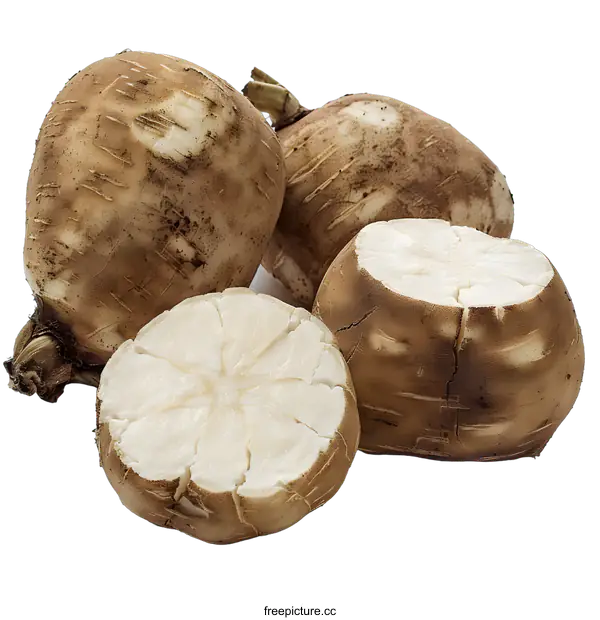 [Transparent Background PNG]Close-up of a Jerusalem artichoke