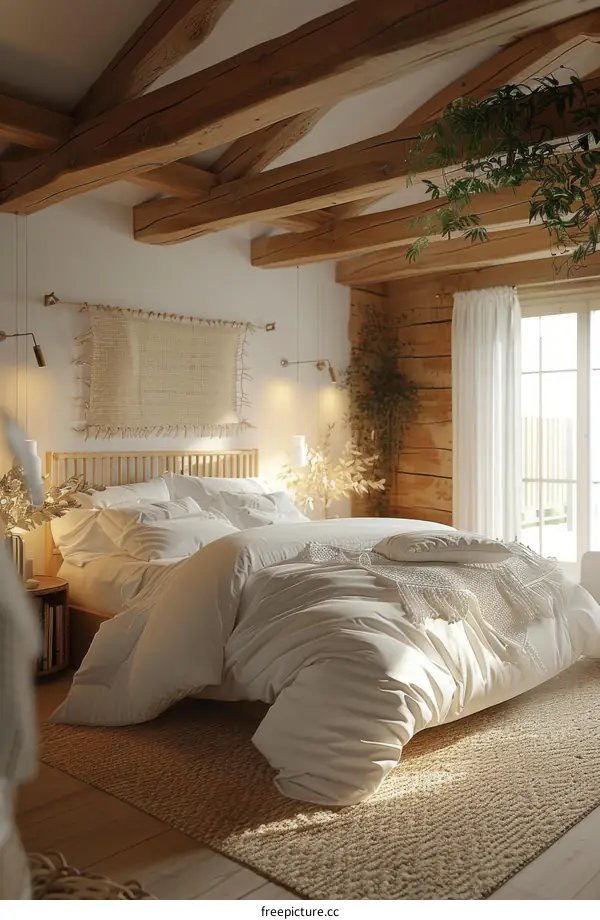 Cozy Rustic Bedroom Interior Design