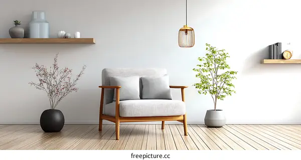 Modern Minimalist Living Room Interior Design