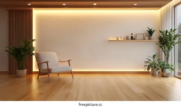 Modern Minimalist Living Room Interior Design