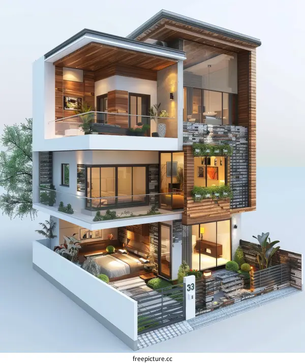 Modern Minimalist Villa Architecture: Luxury Living in Harmony with Nature