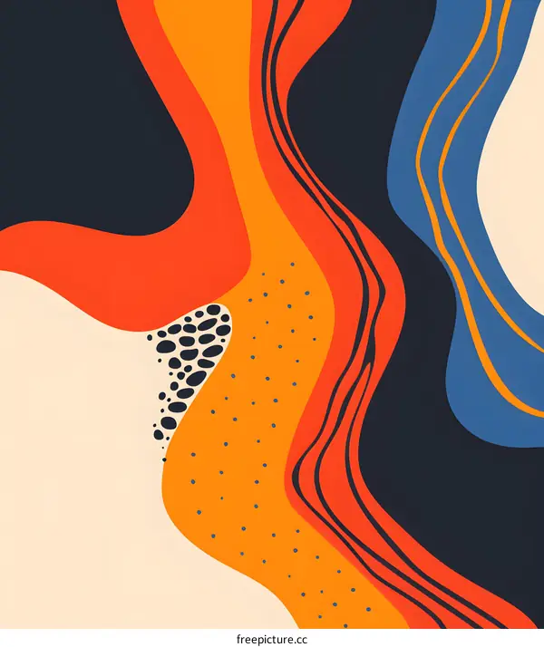 Abstract Colorful Background with Geometric Shapes