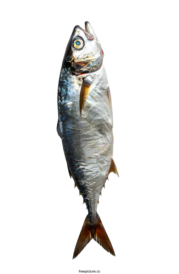 [Transparent Background PNG]Freshly Caught Tuna Fish on White Background
