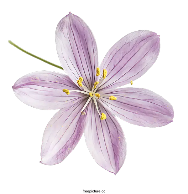 [Transparent Background PNG]Close Up of a Delicate Lavender Flower