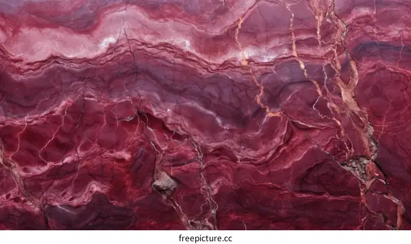 Red marble texture background