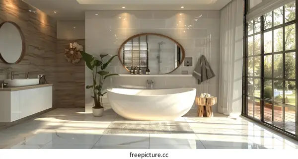 Modern Luxurious Bathroom Interior Design