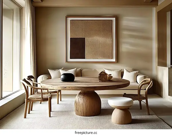 Modern Minimalist Dining Room Interior Design