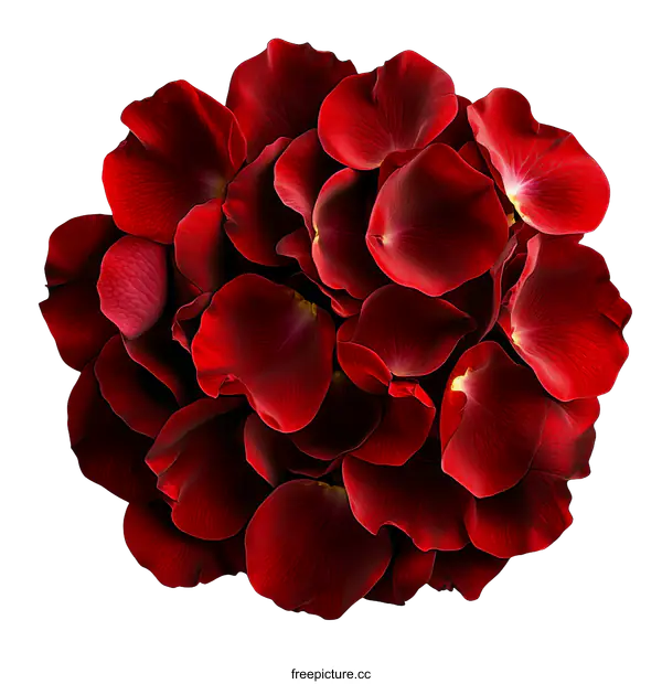[Transparent Background PNG]Closeup of Rose Petals