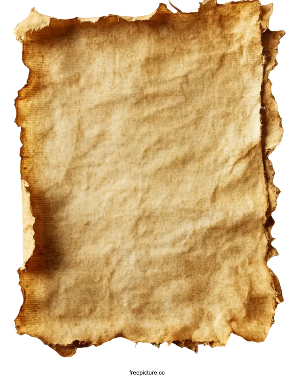 [Transparent Background PNG]Aged Paper Texture Background