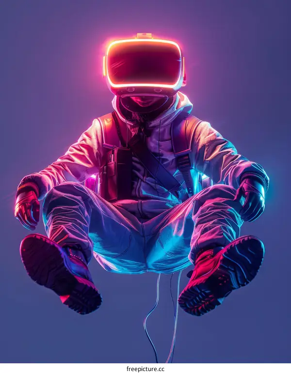 Astronaut in Virtual Reality