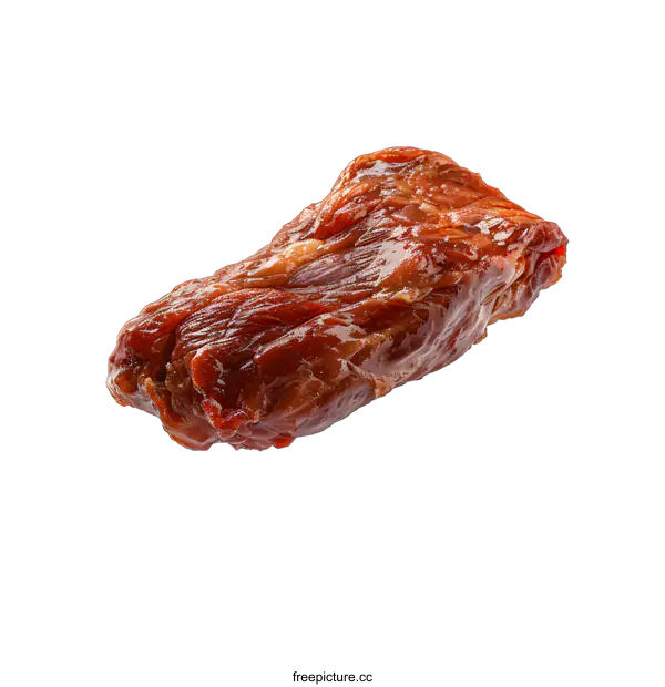 [Transparent Background PNG]A large piece of beef jerky
