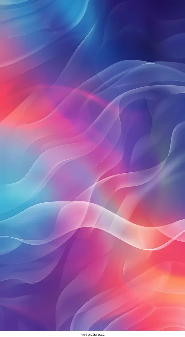 Abstract  Background  With  Bright  Color  Waves
