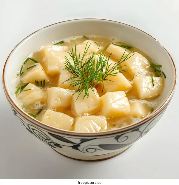 A bowl of delicious food