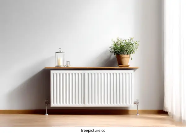 Modern White Radiator Interior Design
