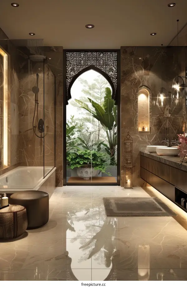 Luxurious Bathroom Interior Design