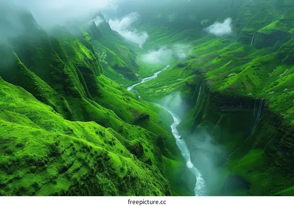 The Enchanting Beauty of a Verdant Valley