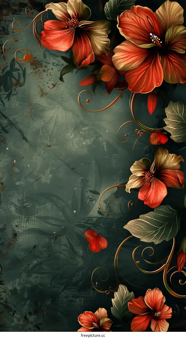 Colorful Floral Illustrations for Design and Decoration