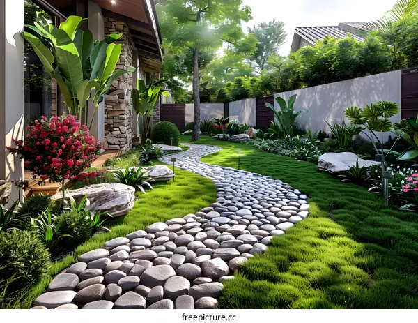 Garden landscape design renderings