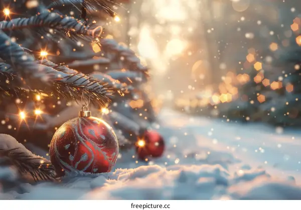 A Snowy Christmas Eve with Loved Ones