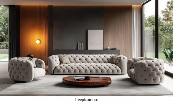 Modern Luxurious Sofa Set Design