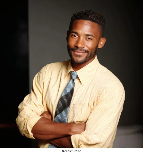 Confident African American Business Professional Portrait
