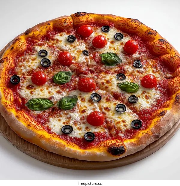 Delicious Pizza with Toppings