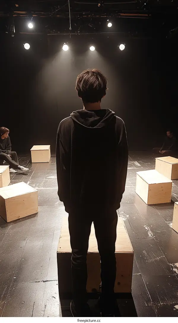 Stage Performance with Wooden Platforms