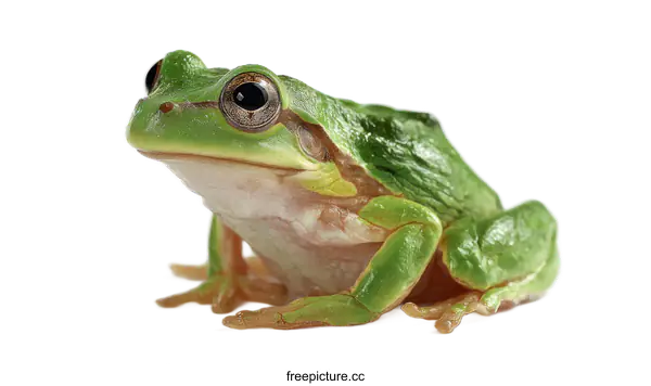[Transparent Background PNG]Close Up of a Green Tree Frog