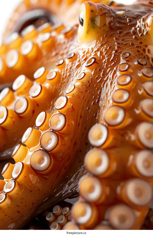 Close Up of Octopus Tentacles