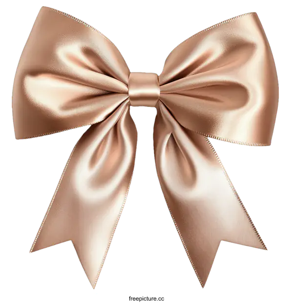 [Transparent Background PNG]Elegant Satin Ribbon Bow