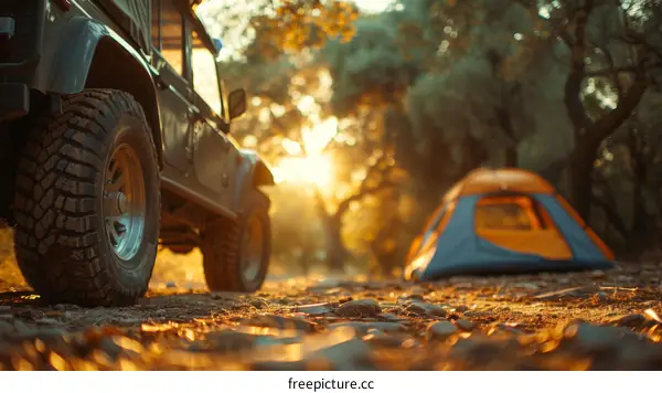 Camping in the great outdoors