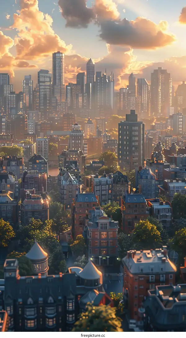 Urban Skyline Panorama