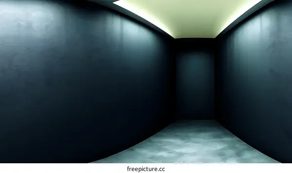 Empty Modern Minimalist Interior Space