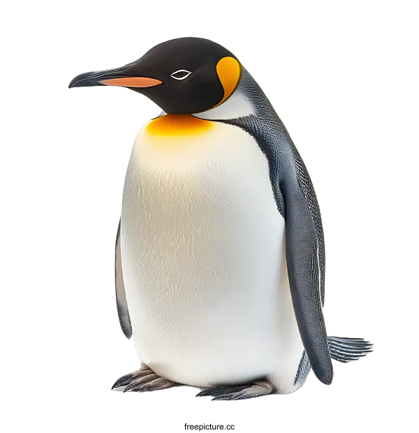 [Transparent Background PNG]Cute Penguin Standing On White Background