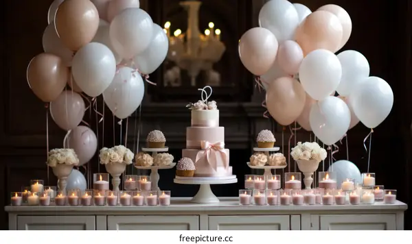 Lavish Pink and White Extravaganza Birthday Extravaganza