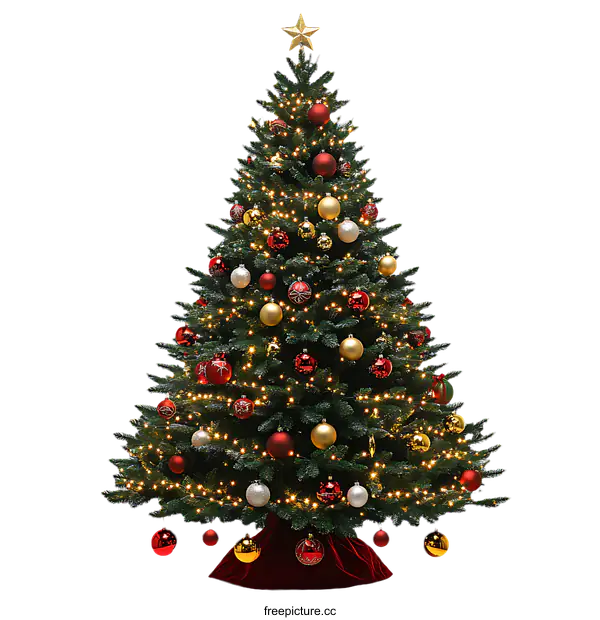 [Transparent Background PNG]Ornate Christmas Tree Decoration