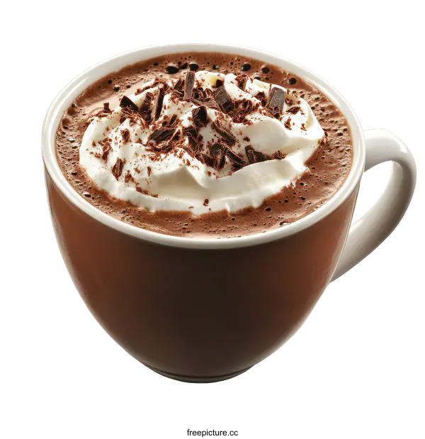 [Transparent Background PNG]Delicious Hot Chocolate in a Mug