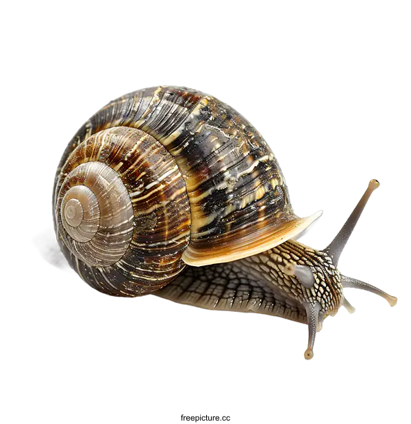[Transparent Background PNG]Snail on the Move